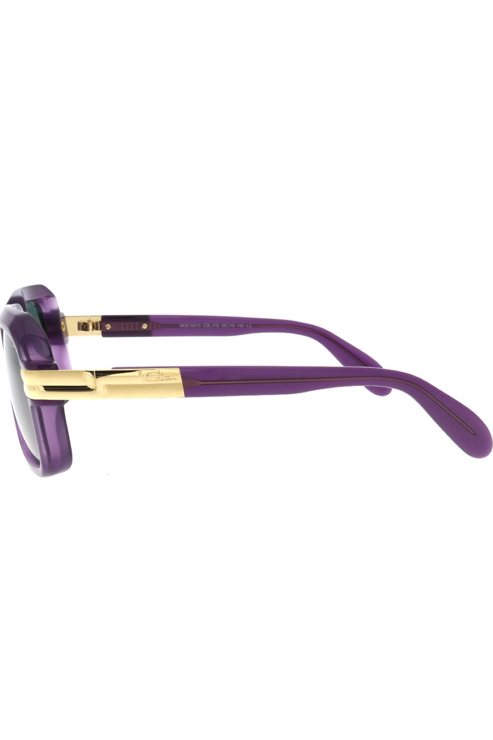 Cazal - Occhiali da sole in celluloide squadrati unisex viola  - 607/3 016