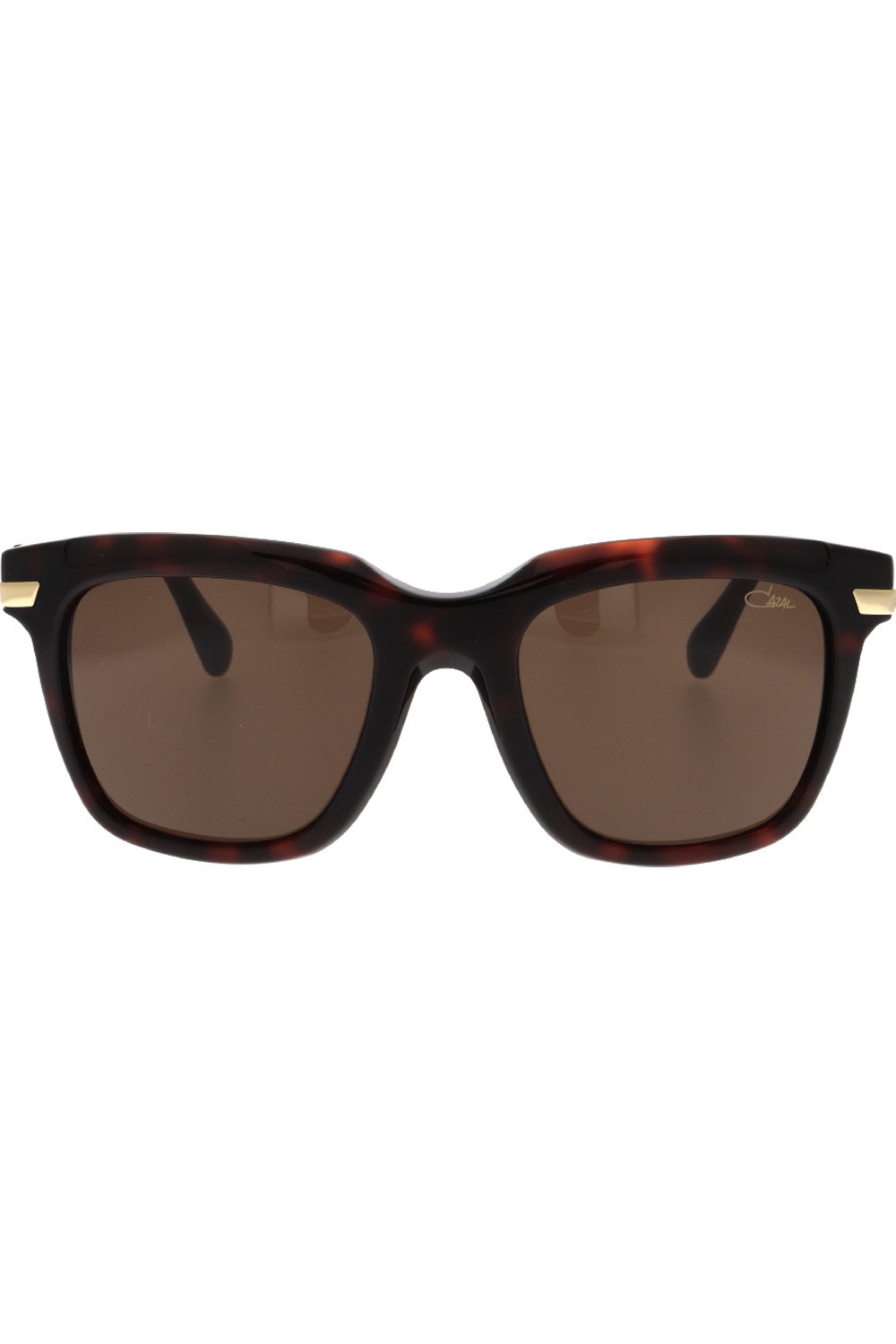 Cazal - Occhiali da sole in celluloide squadrati unisex tartarugato - 8501 002