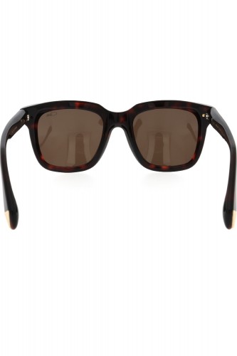 Cazal - Occhiali da sole in celluloide squadrati unisex tartarugato - 8501 002