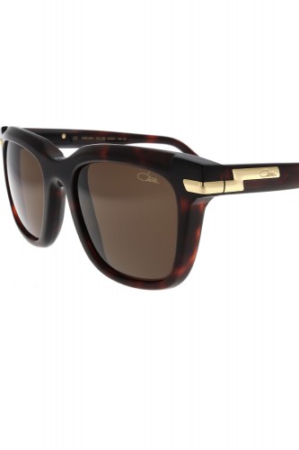 Cazal - Occhiali da sole in celluloide squadrati unisex tartarugato - 8501 002