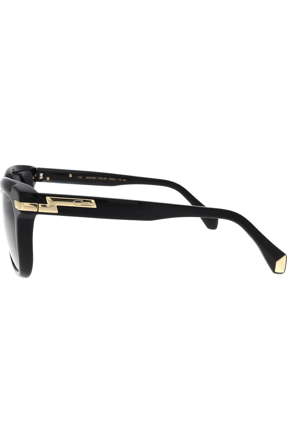 Cazal - Occhiali da sole in celluloide squadrati unisex nero - 8501 001