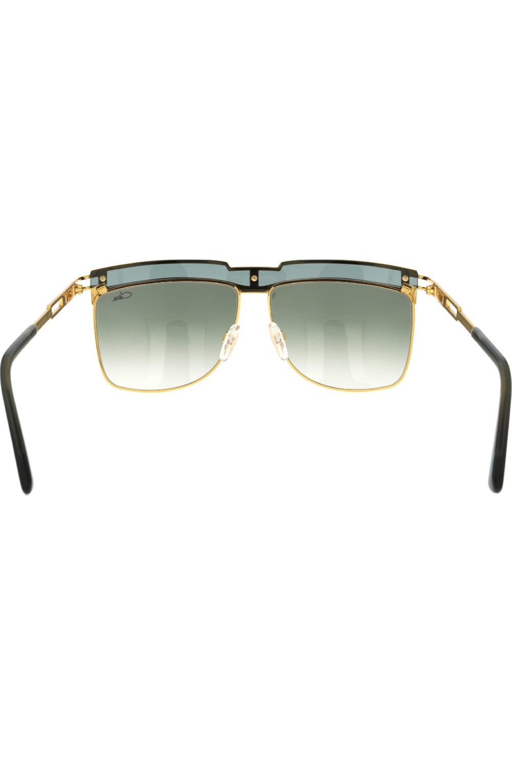 Cazal - Occhiali da sole in metallo squadrati unisex oro - 003 002