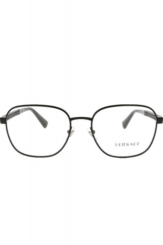 Versace - Occhiali da vista in metallo squadrati per donna nero - 1290 1261 2