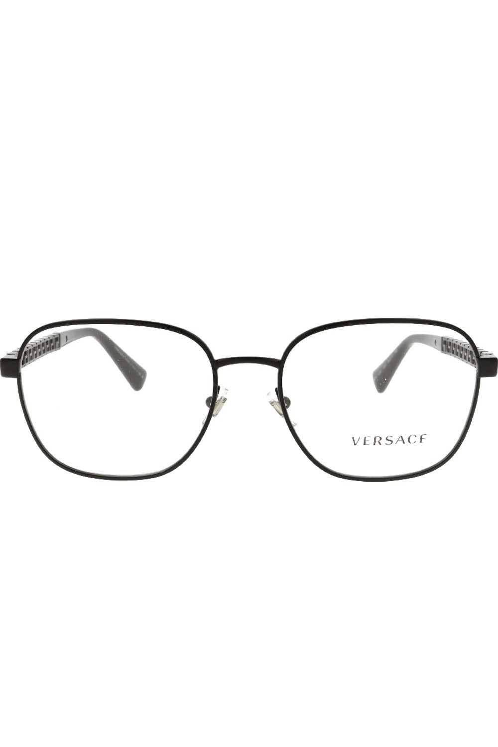 Versace - Occhiali da vista in metallo squadrati per donna nero - 1290 1261