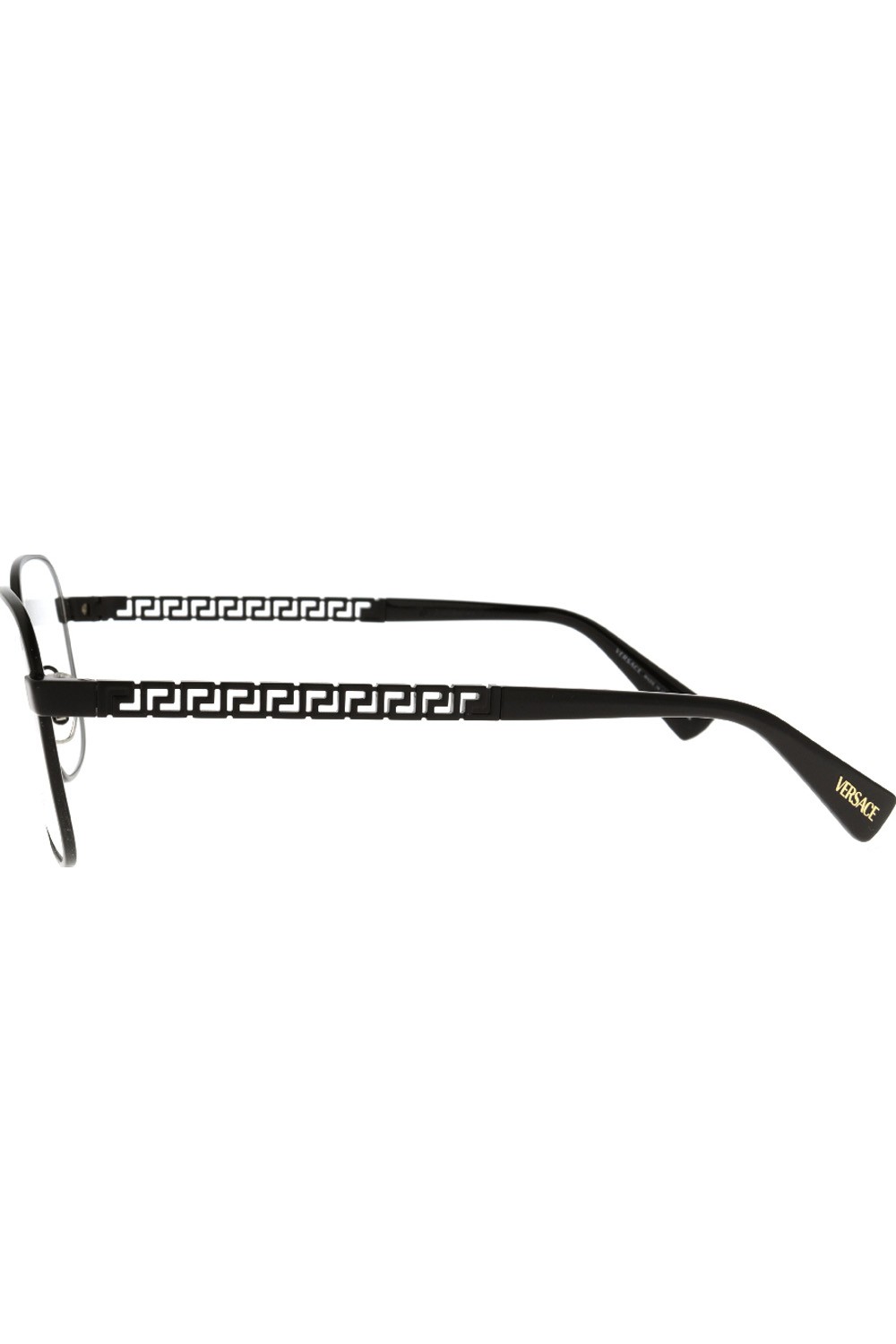 Versace - Occhiali da vista in metallo squadrati per donna nero - 1290 1261