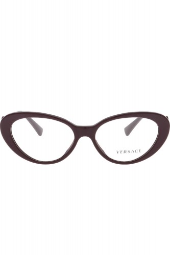 Versace - Occhiali da vista in celluloide cat eye per donna viola  - 3331 5382 2