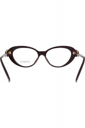 Versace - Occhiali da vista in celluloide cat eye per donna viola  - 3331 5382