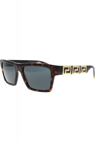 Versace - Occhiali da sole in celluloide rettangolari unisex tartarugato - 4445