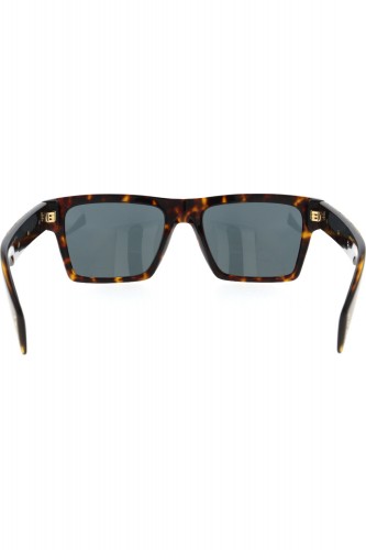 Versace - Occhiali da sole in celluloide rettangolari unisex tartarugato - 4445