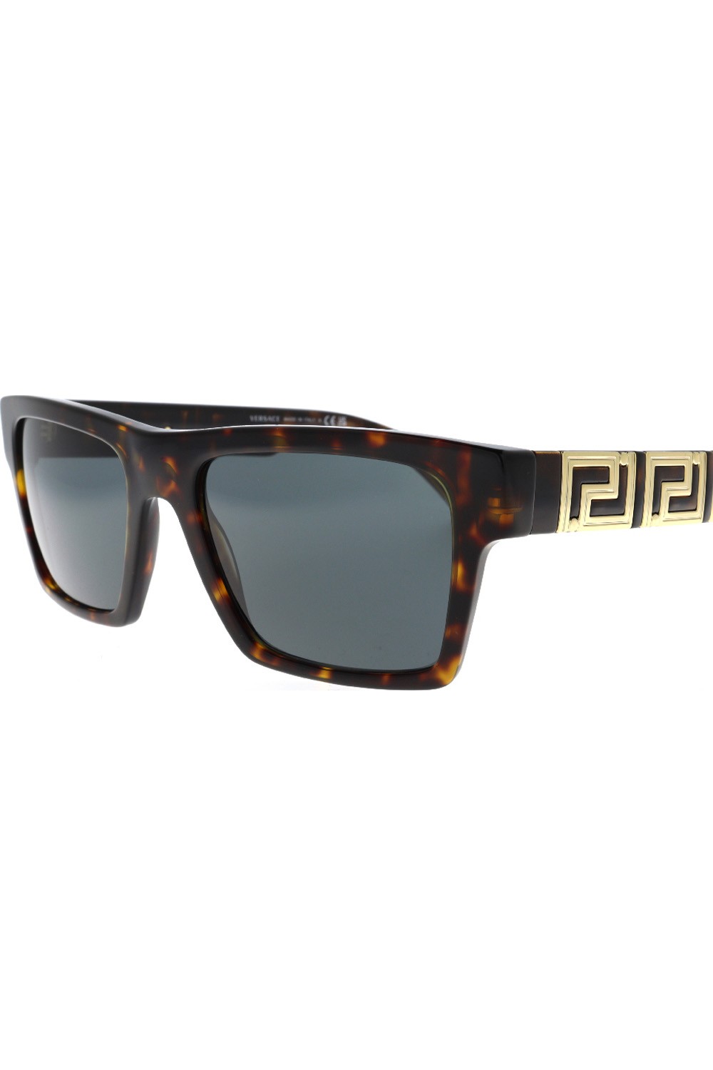 Versace - Occhiali da sole in celluloide rettangolari unisex tartarugato - 4445