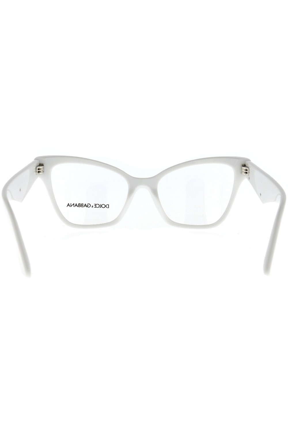 Dolce&Gabbana - Occhiali da vista in celluloide cat eye per donna bianco -