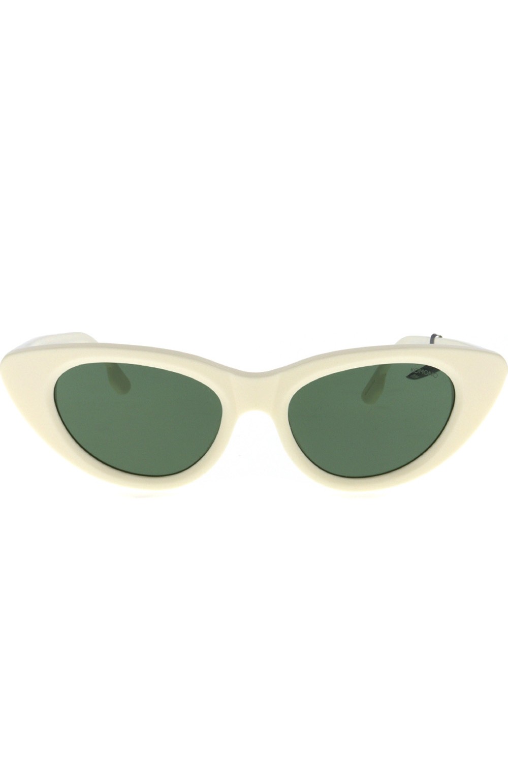 Komono - Occhiali da sole in celluloide cat eye per donna bianco - THE KELLY
