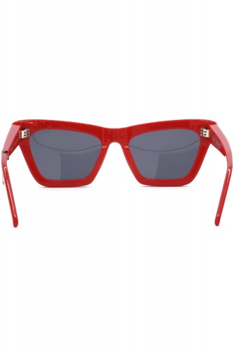 Komono - Occhiali da sole in celluloide cat eye per donna rosso - THE JESSIE