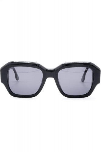 Komono - Occhiali da sole in celluloide squdrati unisex nero - THE LEE 8903
