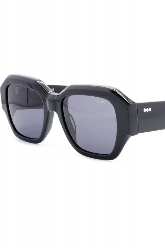 Komono - Occhiali da sole in celluloide squdrati unisex nero - THE LEE 8903