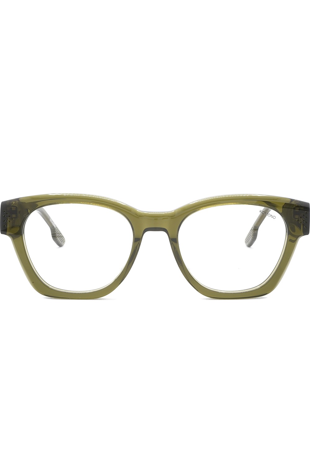Komono - Occhiali da vista in celluloide squadrati unisex verde - THE OMAR 6676