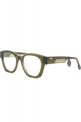 Komono - Occhiali da vista in celluloide squadrati unisex verde - THE OMAR 6676