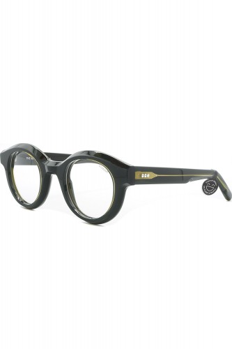 Komono - Occhiali da vista in celluloide tondi unisex verde - THE ISIA 2121
