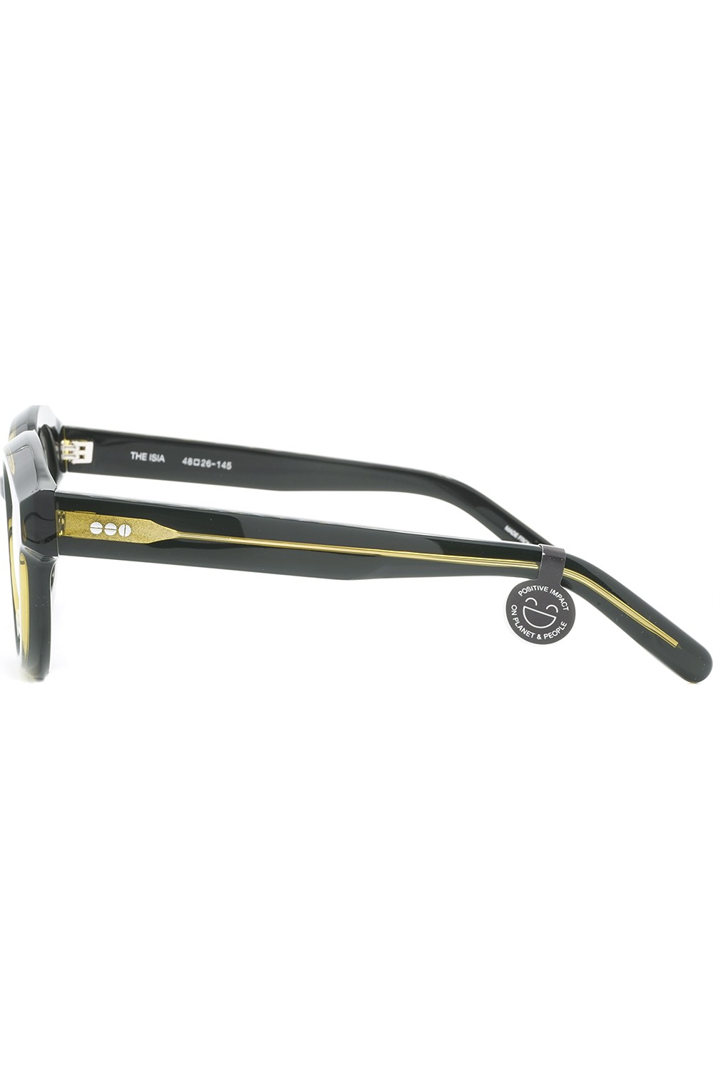 Komono - Occhiali da vista in celluloide tondi unisex verde - THE ISIA 2121