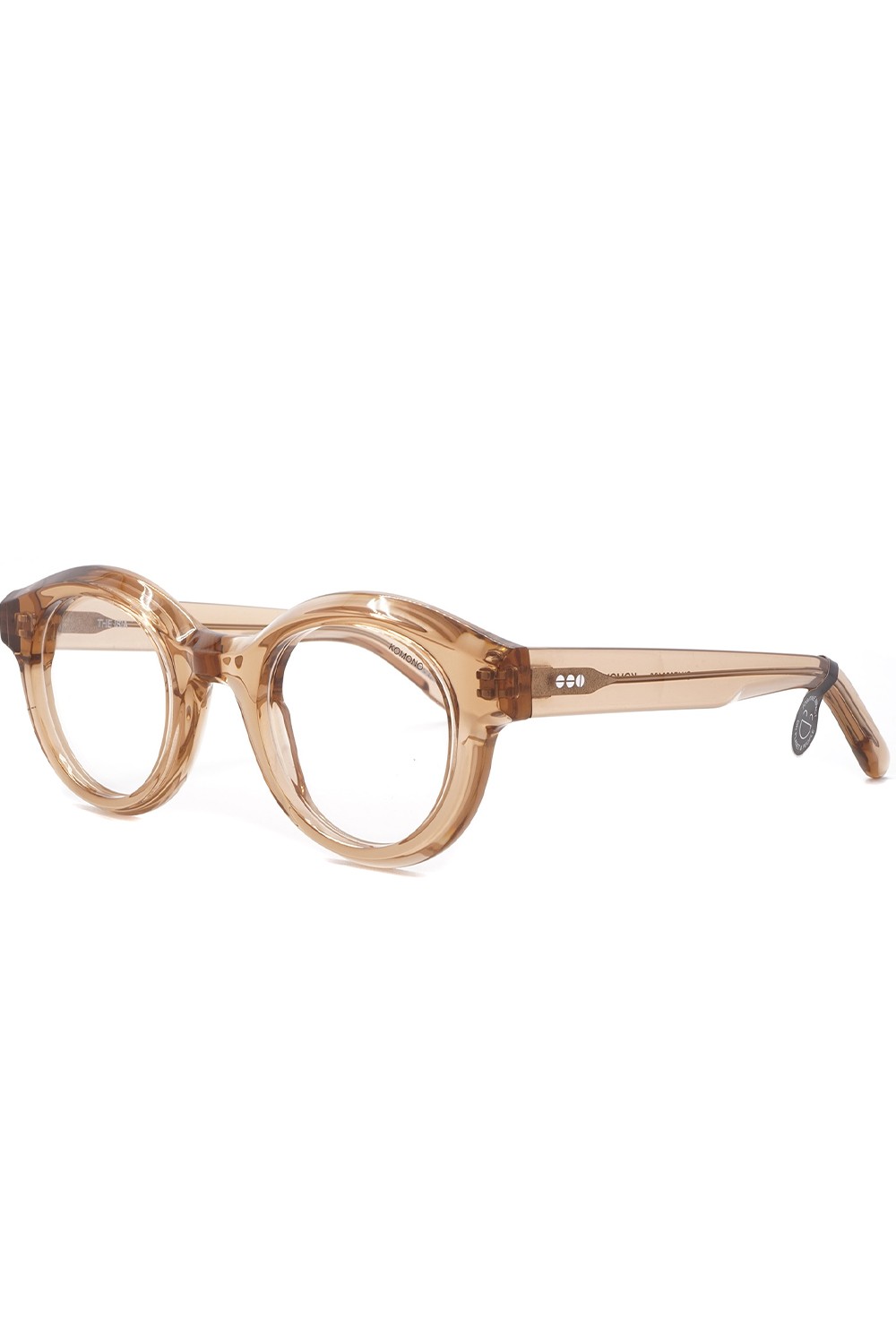 Komono - Occhiali da vista in celluloide tondi unisex marrone - THE ISIA 2122