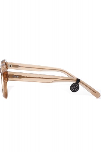 Komono - Occhiali da vista in celluloide tondi unisex marrone - THE ISIA 2122