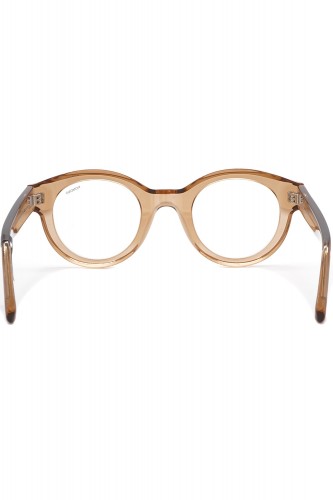 Komono - Occhiali da vista in celluloide tondi unisex marrone - THE ISIA 2122