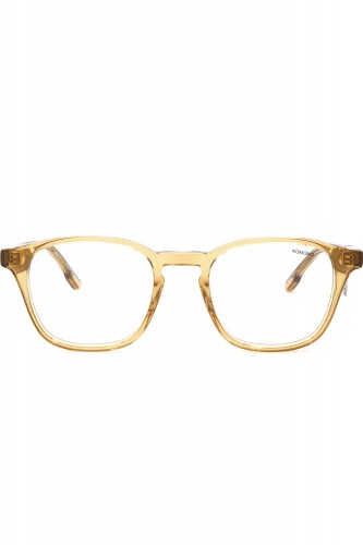 Komono - Occhiali da vista in celluloide squadrati per uomo giallo - THE MARLON 2