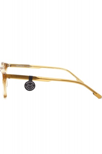 Komono - Occhiali da vista in celluloide squadrati per uomo giallo - THE MARLON