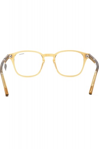Komono - Occhiali da vista in celluloide squadrati per uomo giallo - THE MARLON