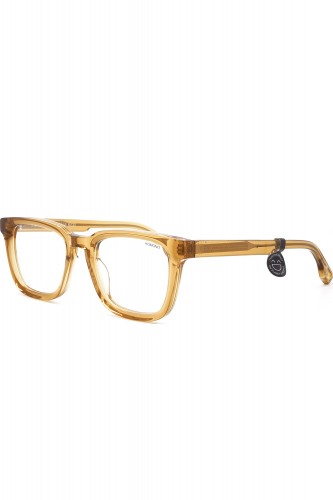 Komono - Occhiali da vista con clip solare in celluloide squadrati per uomo