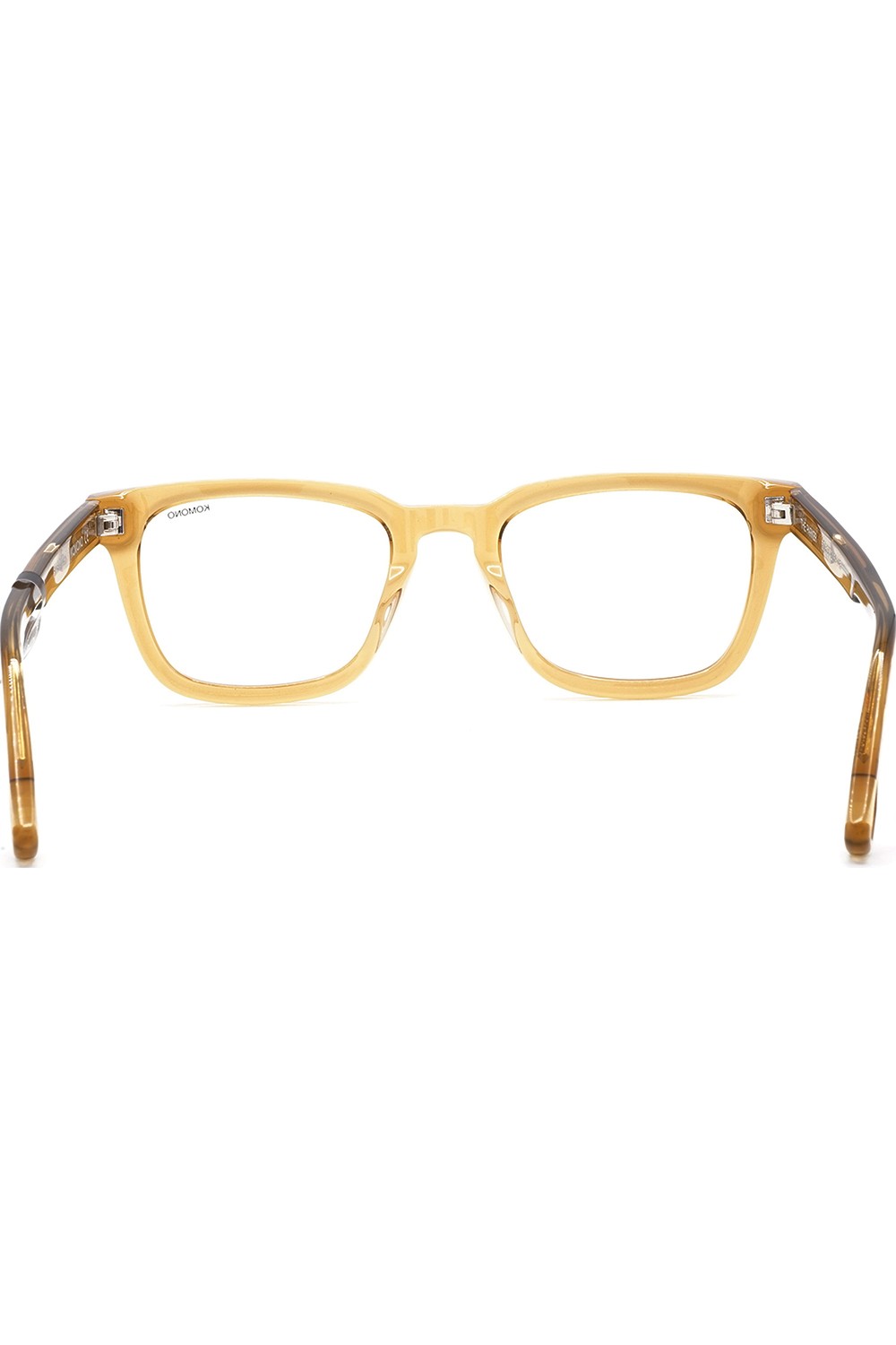 Komono - Occhiali da vista con clip solare in celluloide squadrati per uomo