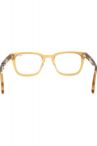 Komono - Occhiali da vista con clip solare in celluloide squadrati per uomo