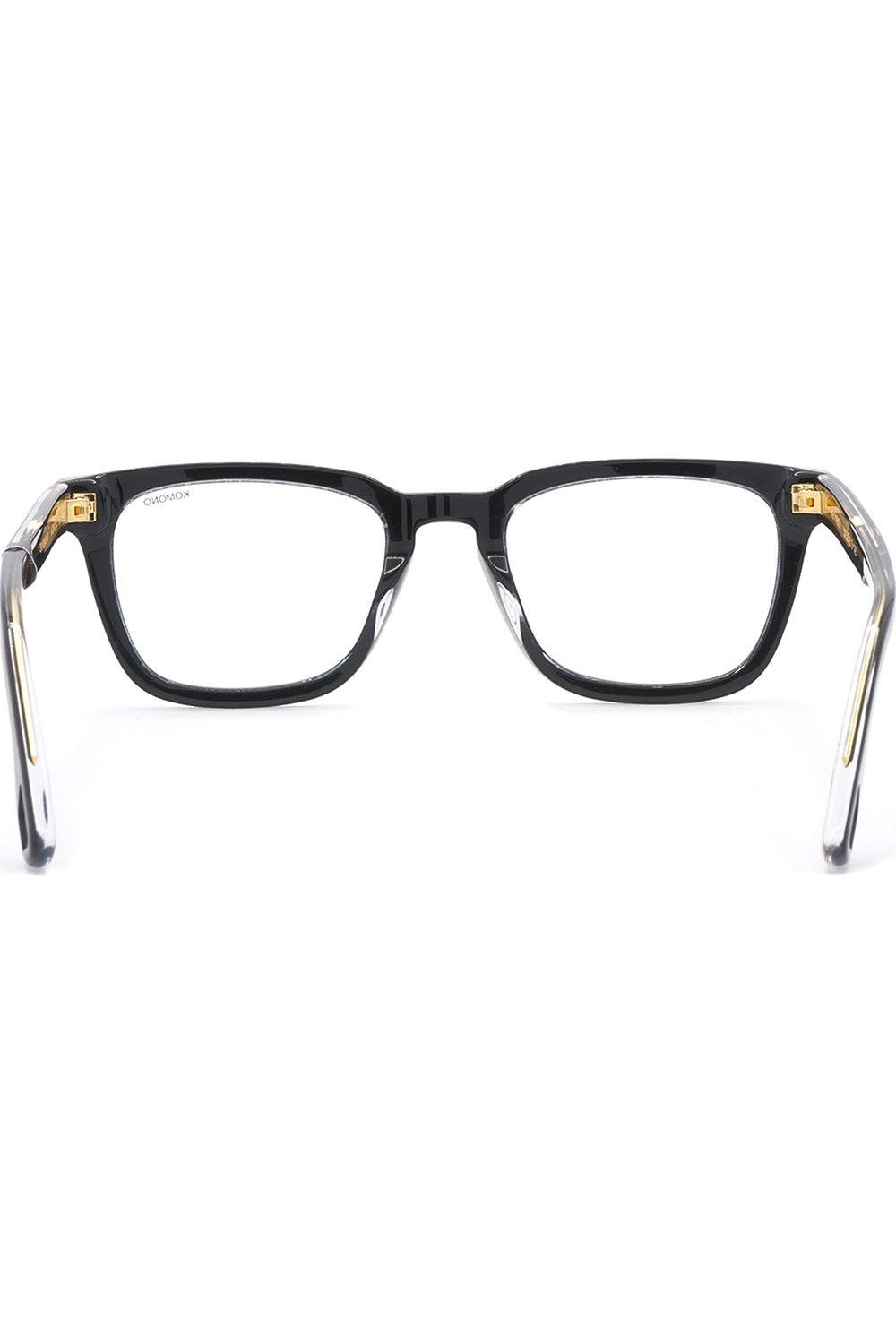 Komono - Occhiali da vista con clip solare in celluloide squadrati per uomo