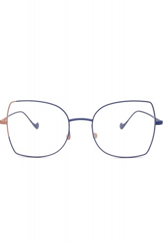 Caroline Abram - Occhiali da vista a farfalla in metallo bicolore per donna