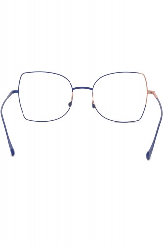 Caroline Abram - Occhiali da vista a farfalla in metallo bicolore per donna