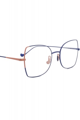 Caroline Abram - Occhiali da vista a farfalla in metallo bicolore per donna