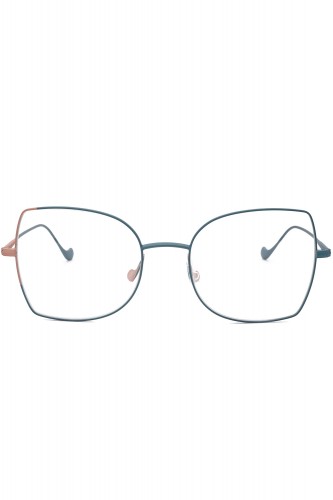 Caroline Abram - Occhiali da vista a farfalla in metallo bicolore per donna