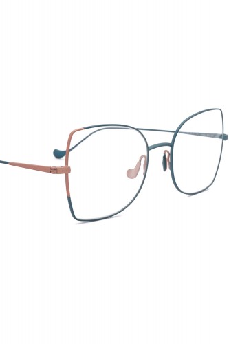 Caroline Abram - Occhiali da vista a farfalla in metallo bicolore per donna