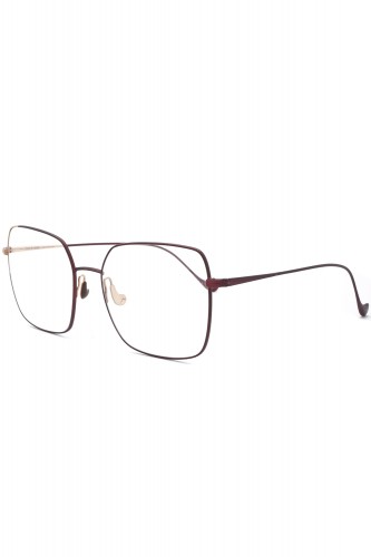 Caroline Abram - Occhiali da vista squadrati in metallo bicolore per donna