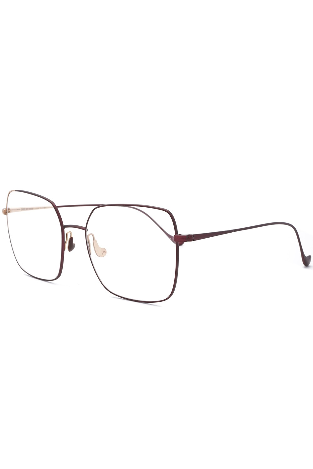 Caroline Abram - Occhiali da vista squadrati in metallo bicolore per donna