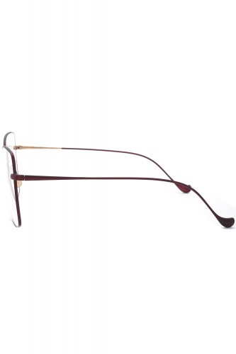 Caroline Abram - Occhiali da vista squadrati in metallo bicolore per donna