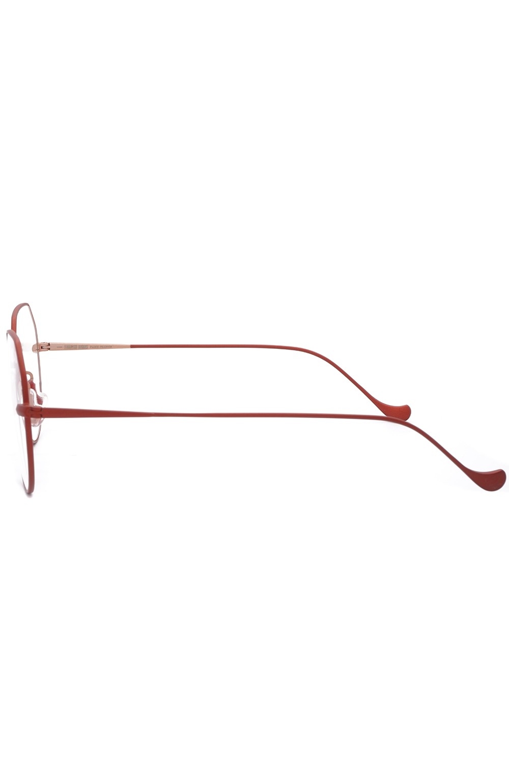 Caroline Abram - Occhiali da vista tondi in metallo bicolore per donna rosso -