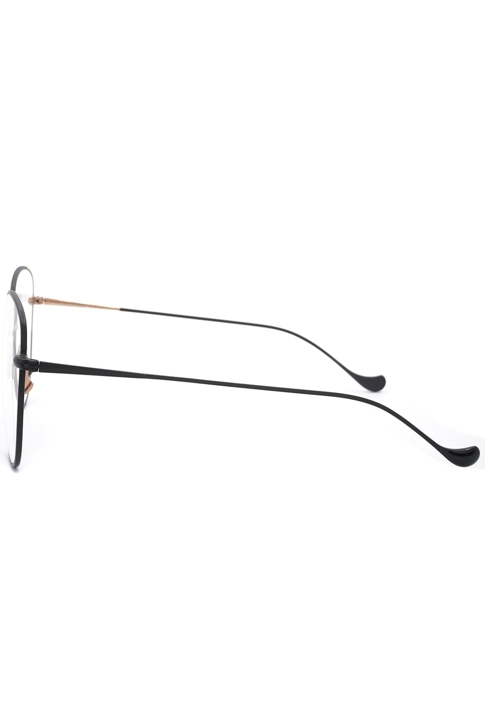 Caroline Abram - Occhiali da vista a goccia in metallo bicolore per donna nero