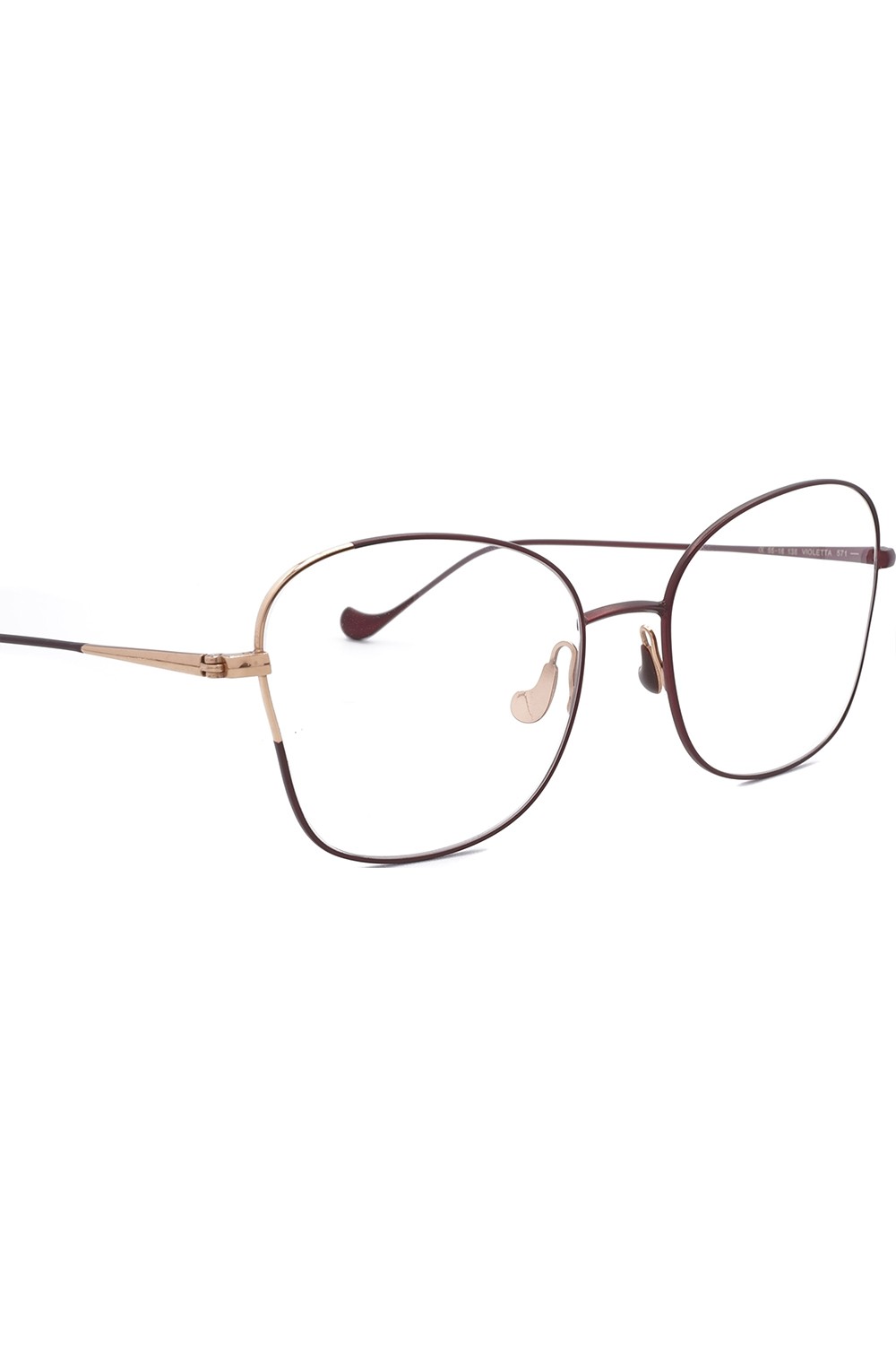 Caroline Abram - Occhiali da vista a farfalla bicolore per donna viola  -