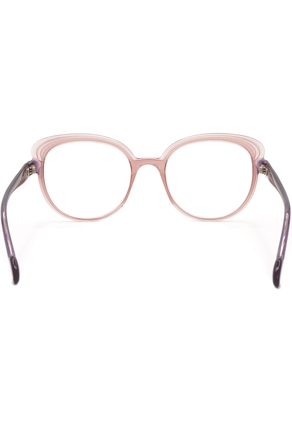 Caroline Abram - Occhiali da vista in celluloide tondi per donna rosa - KATIA