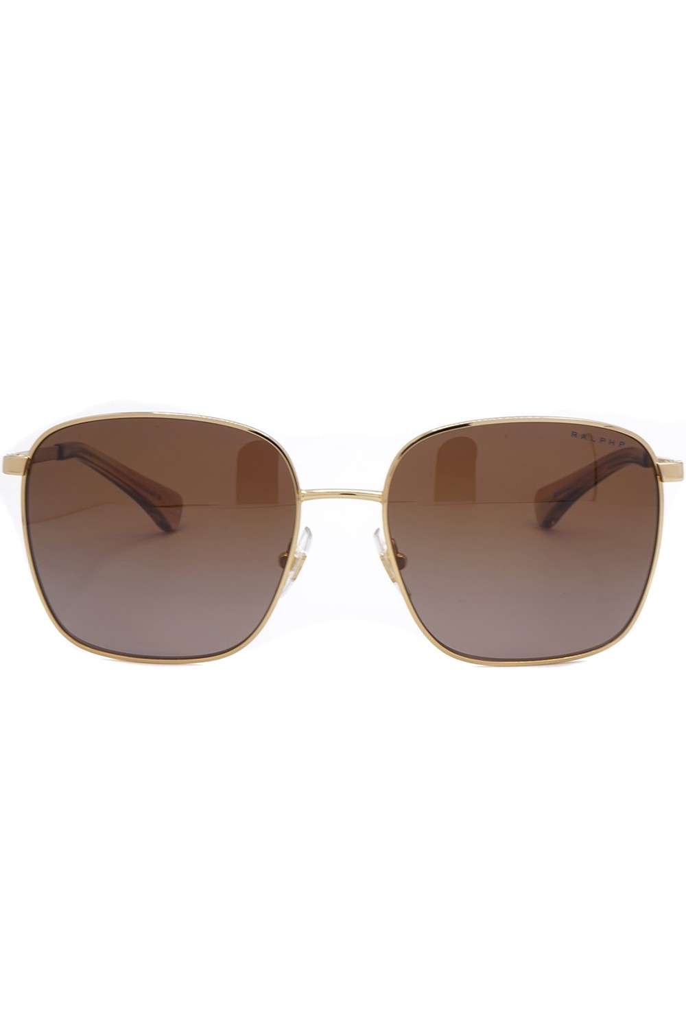 Ralph by Ralph Lauren - Occhiali da sole in metallo squadrati per donna oro -