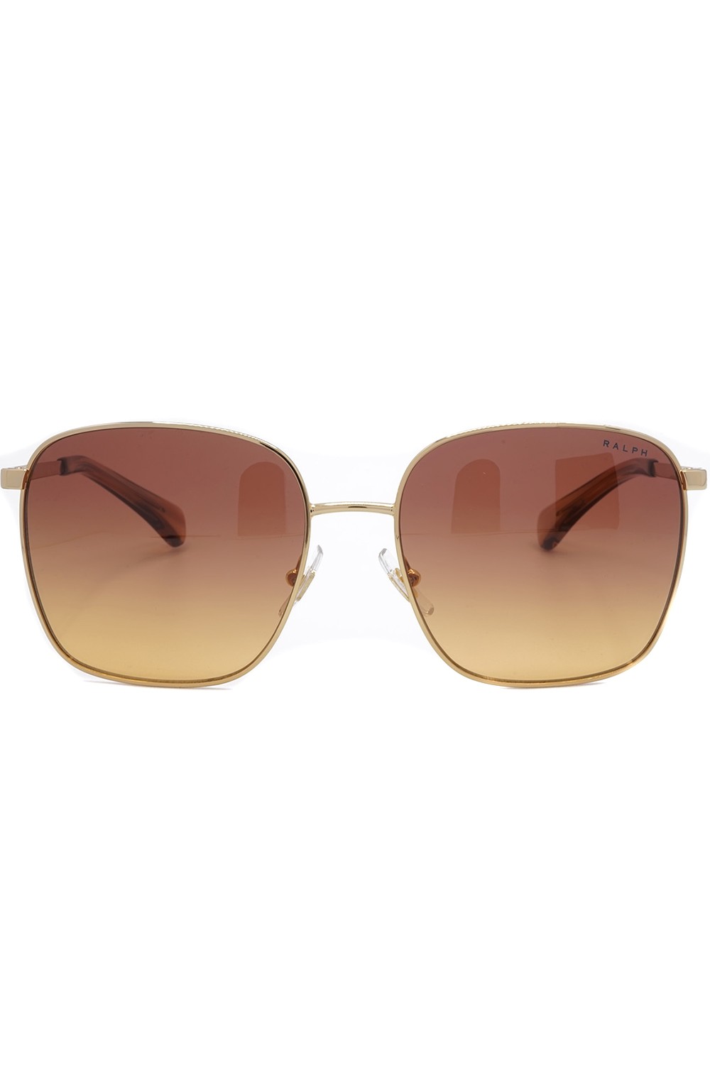 Ralph by Ralph Lauren - Occhiali da sole in metallo squadrati per donna oro -