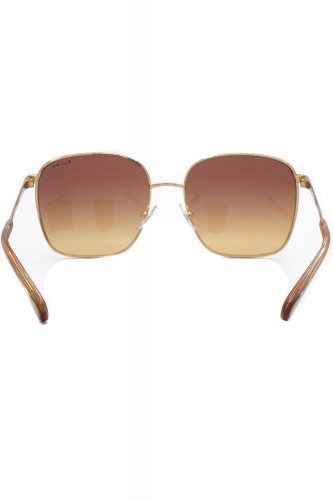 Ralph by Ralph Lauren - Occhiali da sole in metallo squadrati per donna oro -