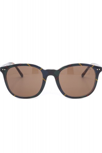 Polo Ralph Lauren - Occhiali da sole in celluloide squadrati unisex fantasia -