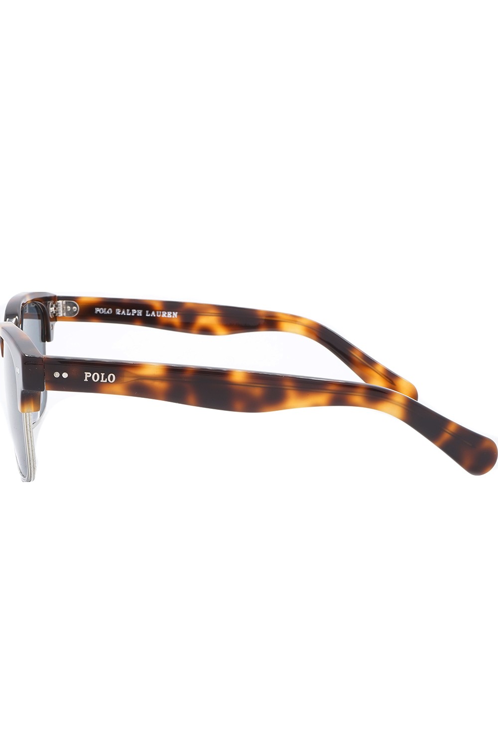 Polo Ralph Lauren - Occhiali da sole combinati squadrati unisex tartarugato -